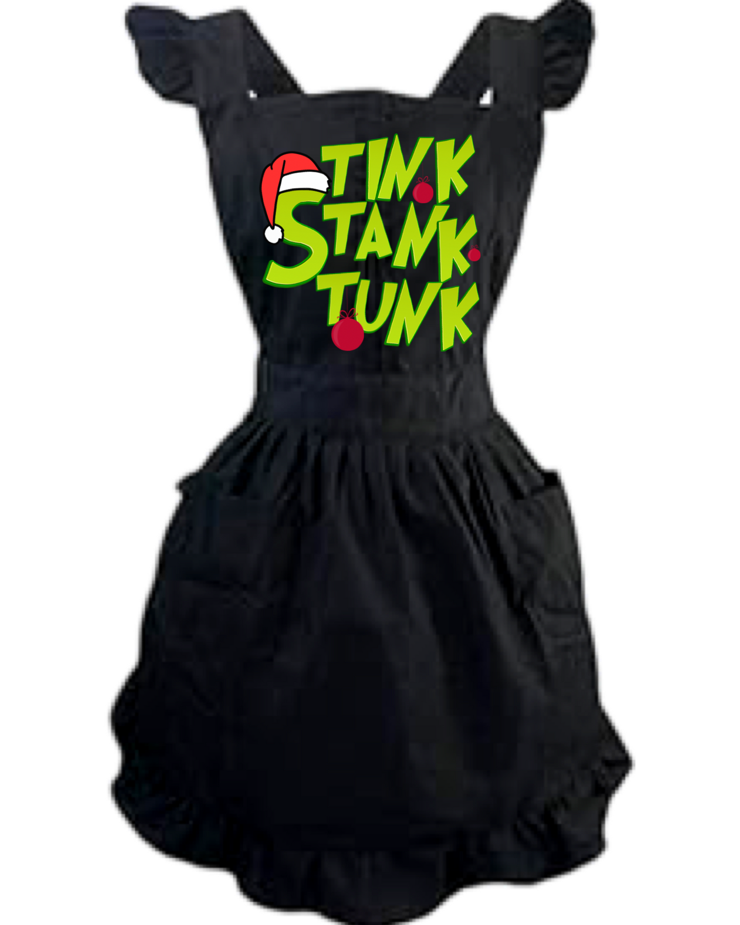 Stink Stank Stunk Retro Ruffle Apron