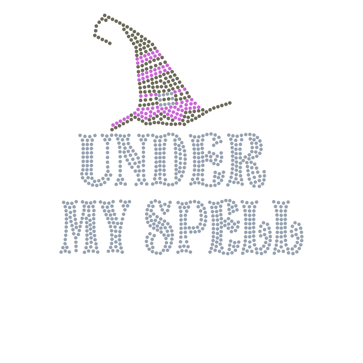 Under My Spell Rhinestone Womens Relaxed T-Shirt