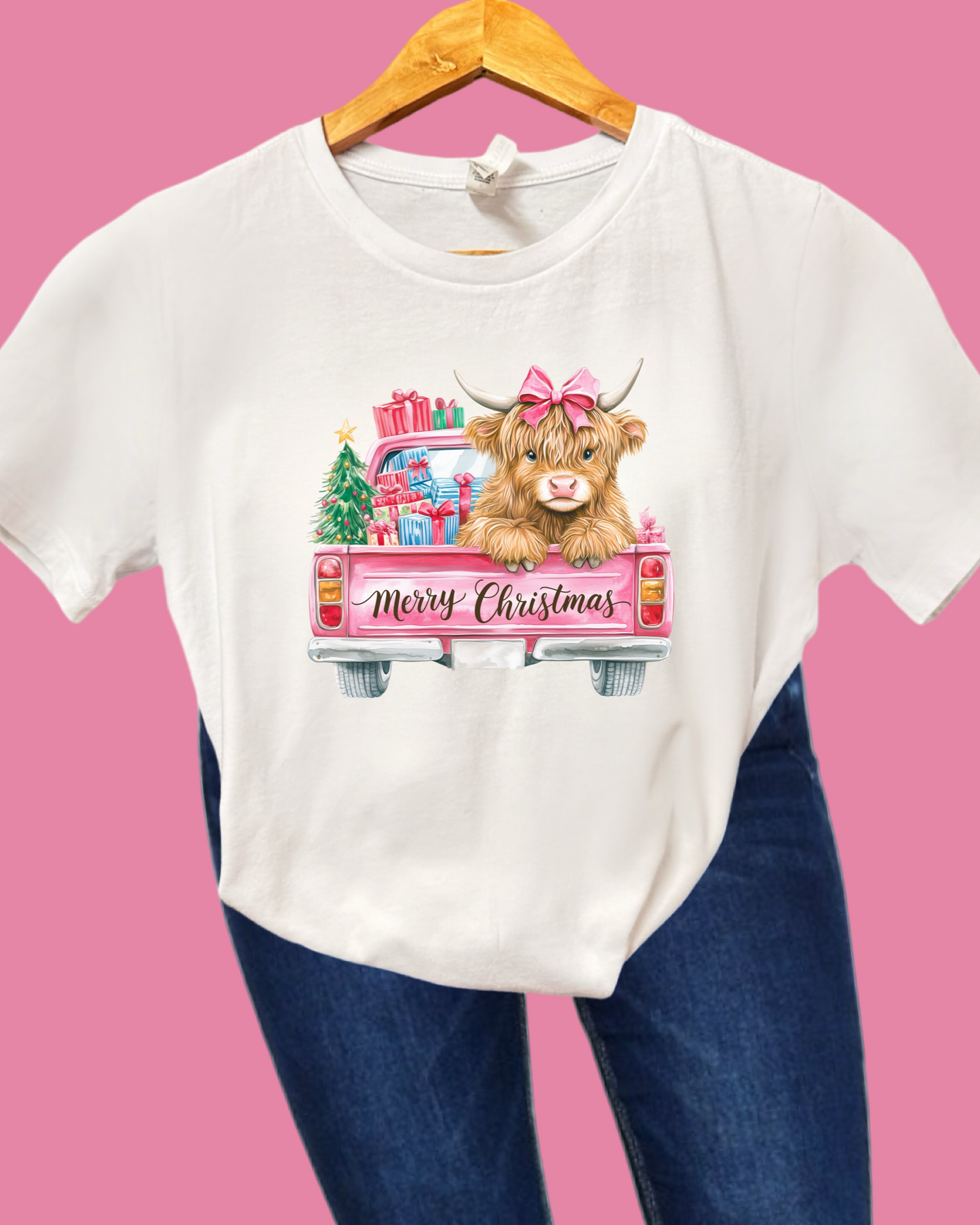 Cow Merry Christmas T-Shirt