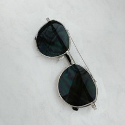 Pretty Simple  Gemma Retro Aviator Sunglasses