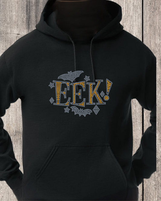 EEK Rhinestone Pullover Hoodie