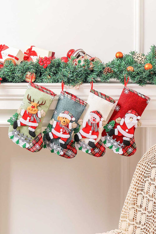 4 Pack Christmas Stockings