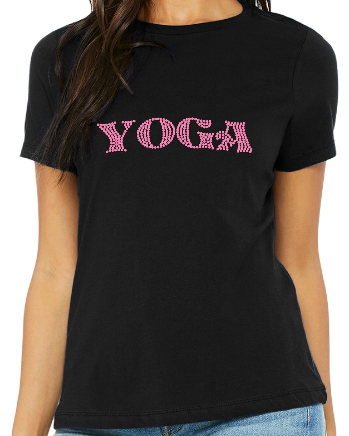 Yoga Rhinestone Design