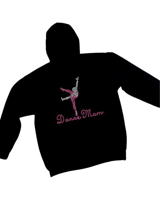 Dance Mom Rhinestone Zip-Up Hoodie