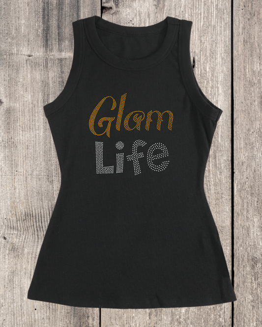 Glam Life Rhinestone Sleeveless Top