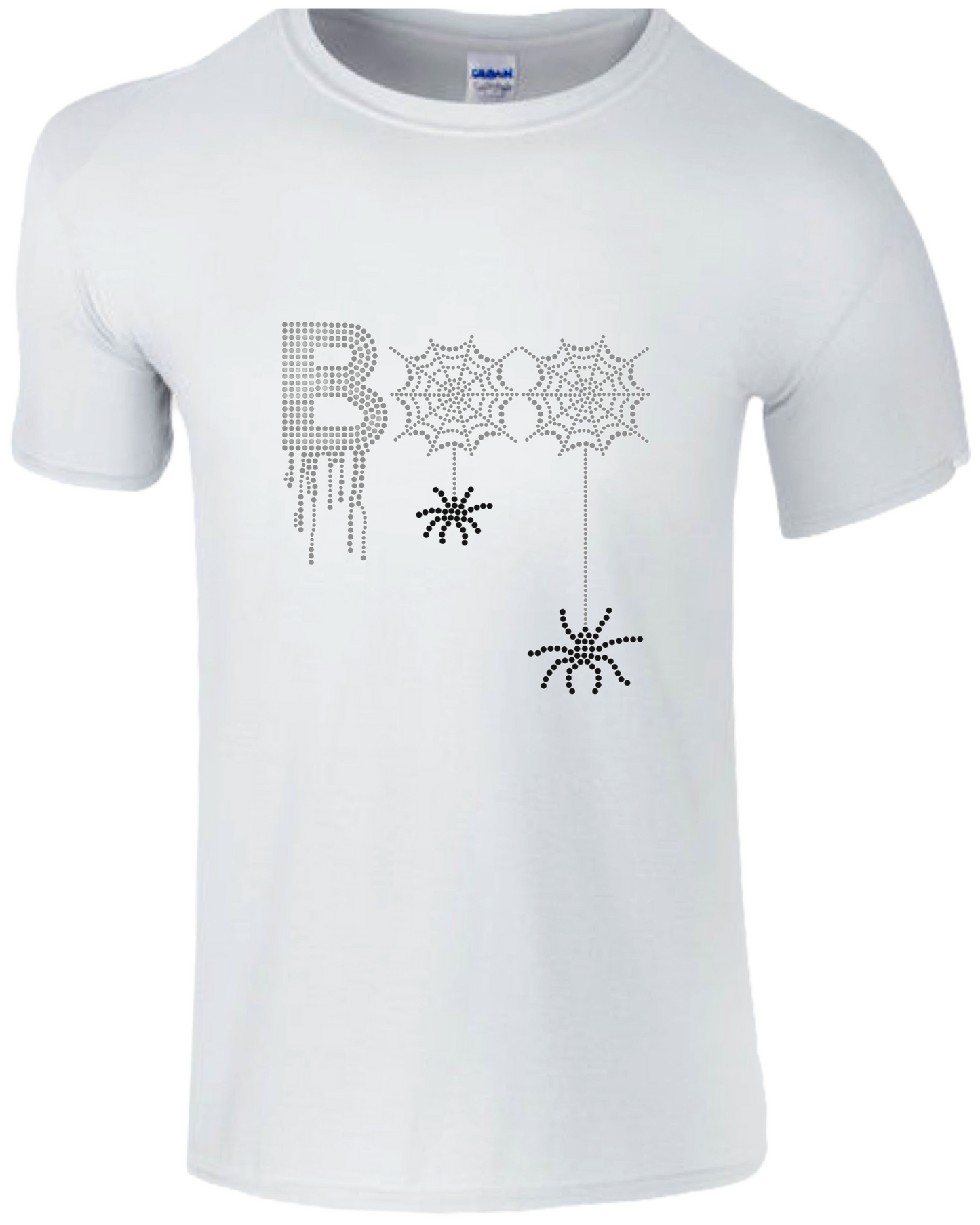 Boo Rhinestone Adult Unisex T-Shirt