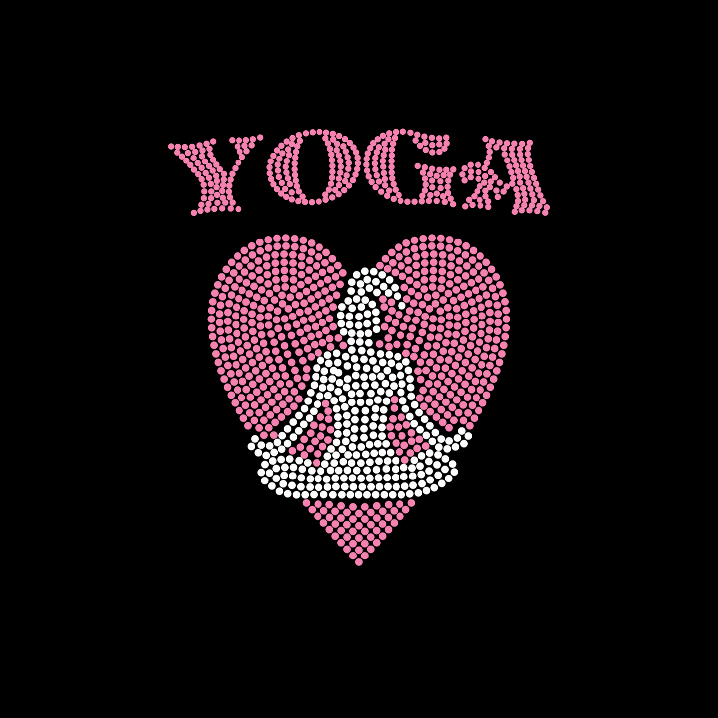 Yoga Star - 2 Color Rhinestone Design