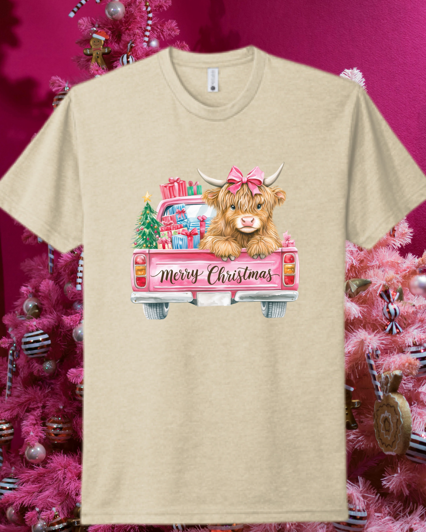 Cow Merry Christmas T-Shirt