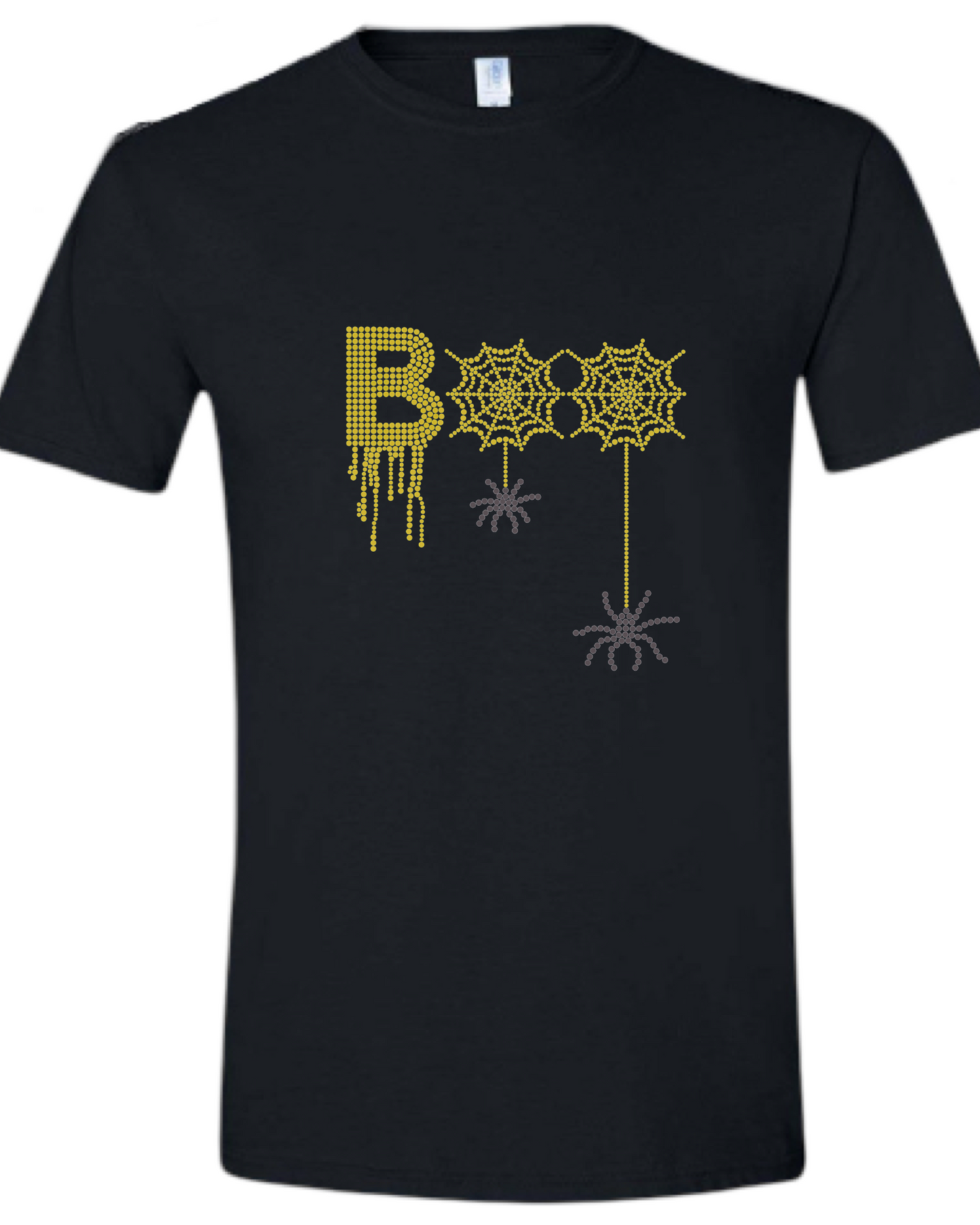 Boo Rhinestone Adult Unisex T-Shirt