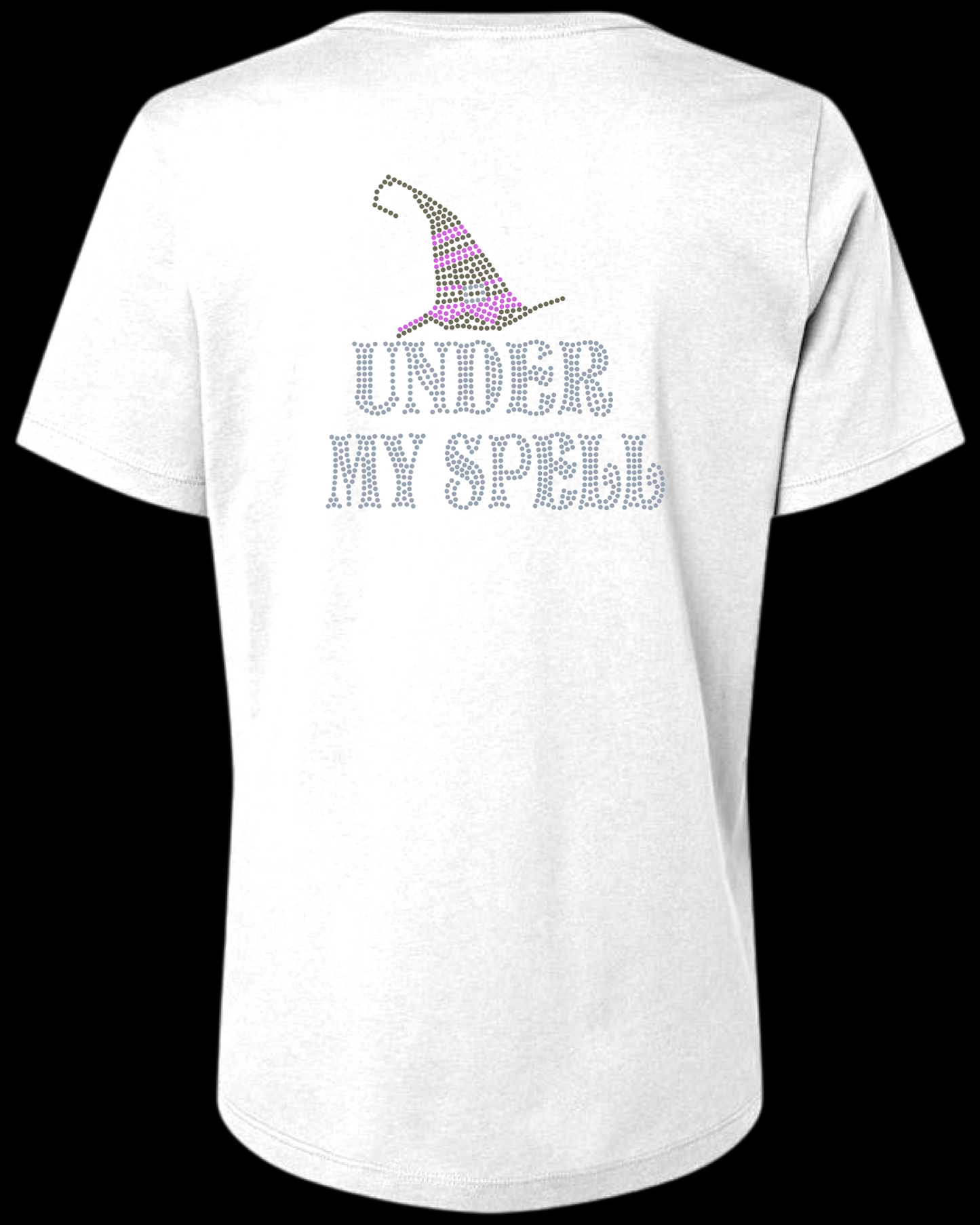 Under My Spell Rhinestone Womens Relaxed T-Shirt