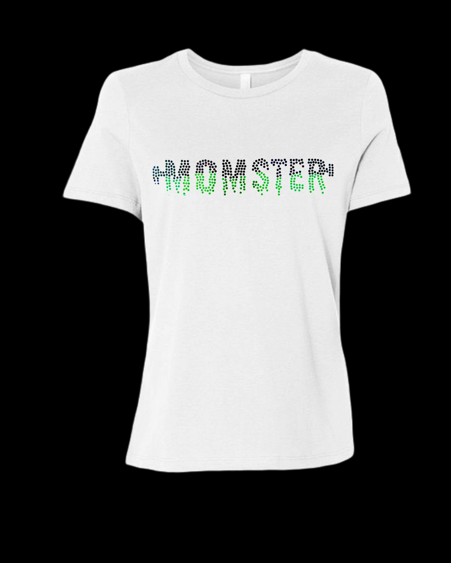 Momster Spangled Tops on White Apparel