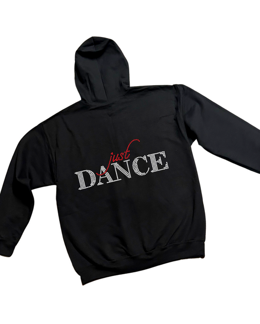 Just Dance Rhinestone Zip-Up Hoodie