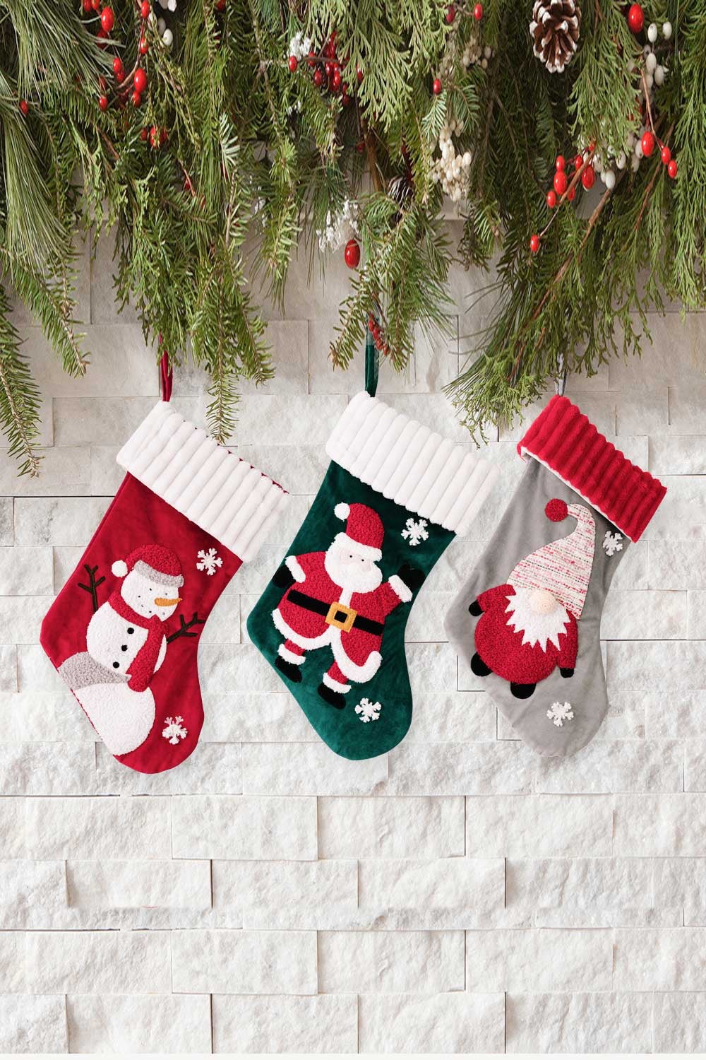 3 Pack Christmas Stockings