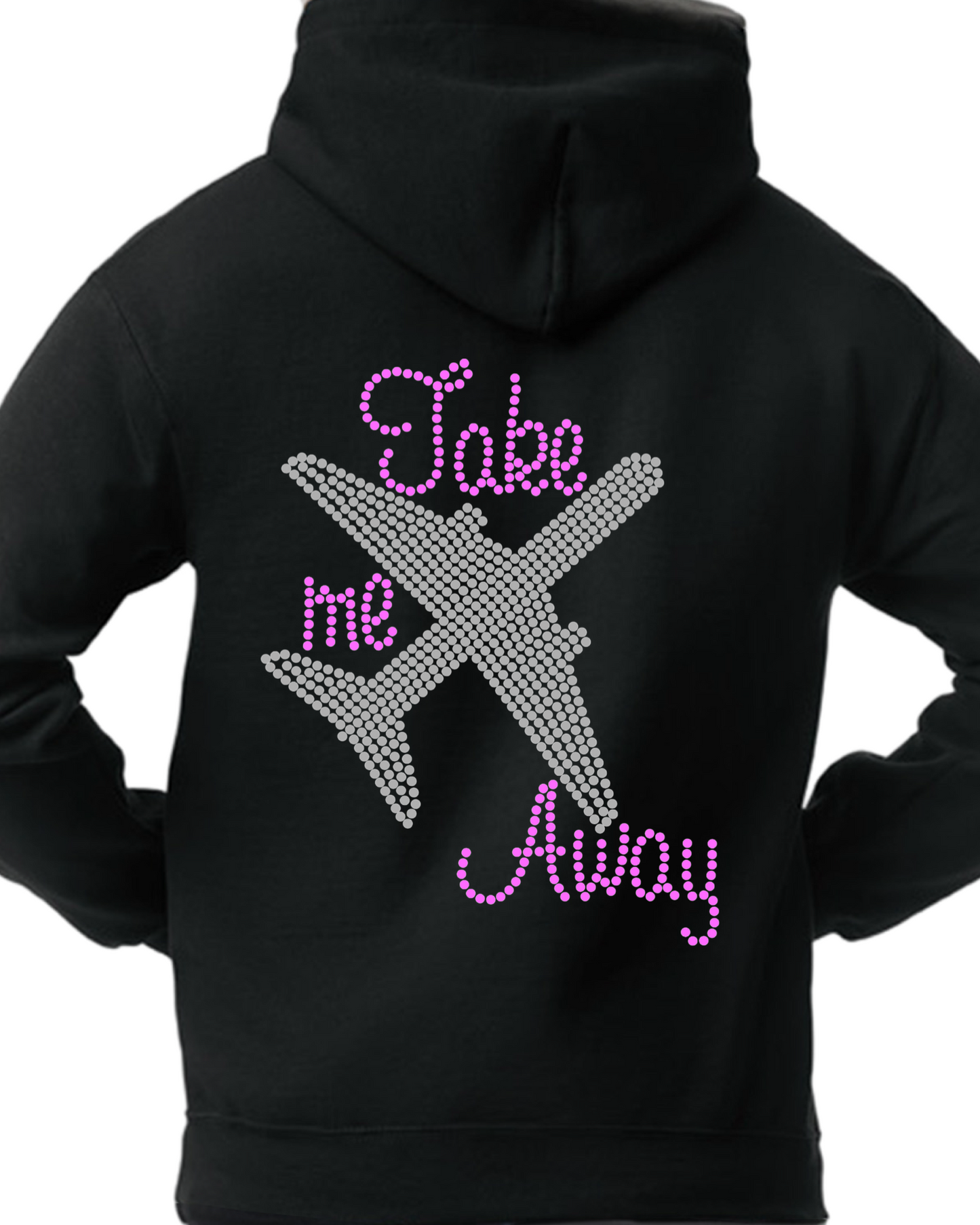 Take Me Away Rhinestone Pullover Hoodie