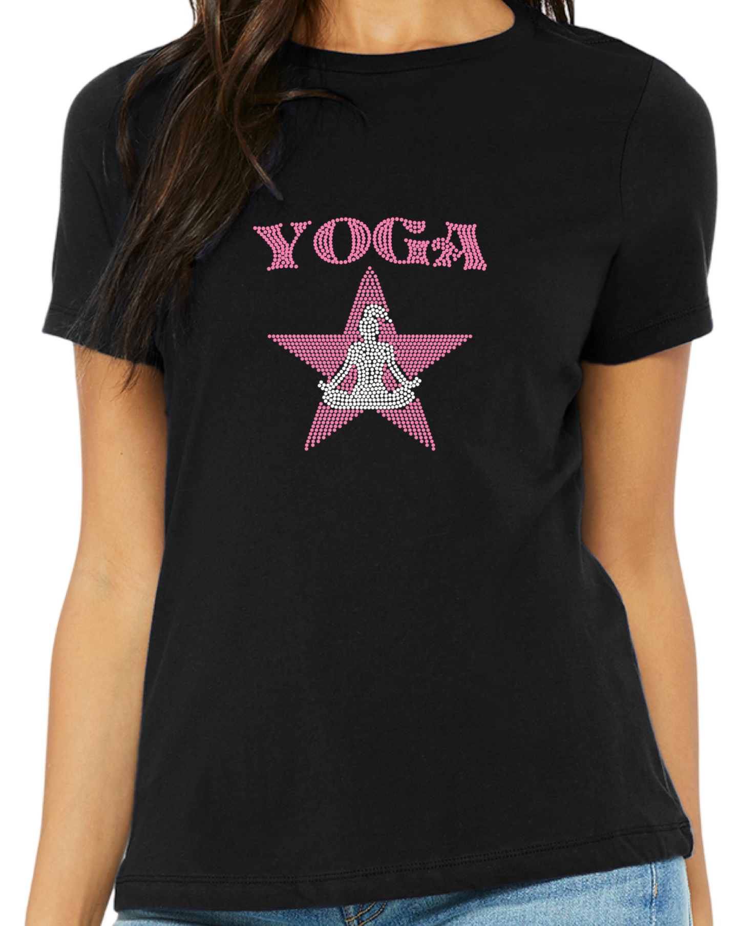 Yoga Star - 2 Color Rhinestone Design