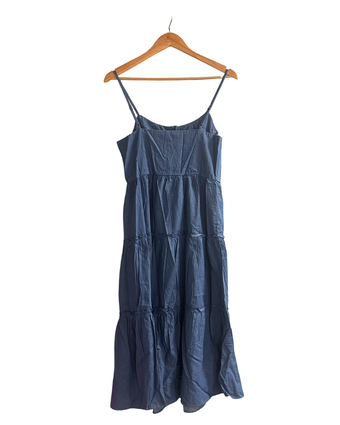 Hayden Los Angeles Mom & Me - Denim Tier Button-Down Dresses