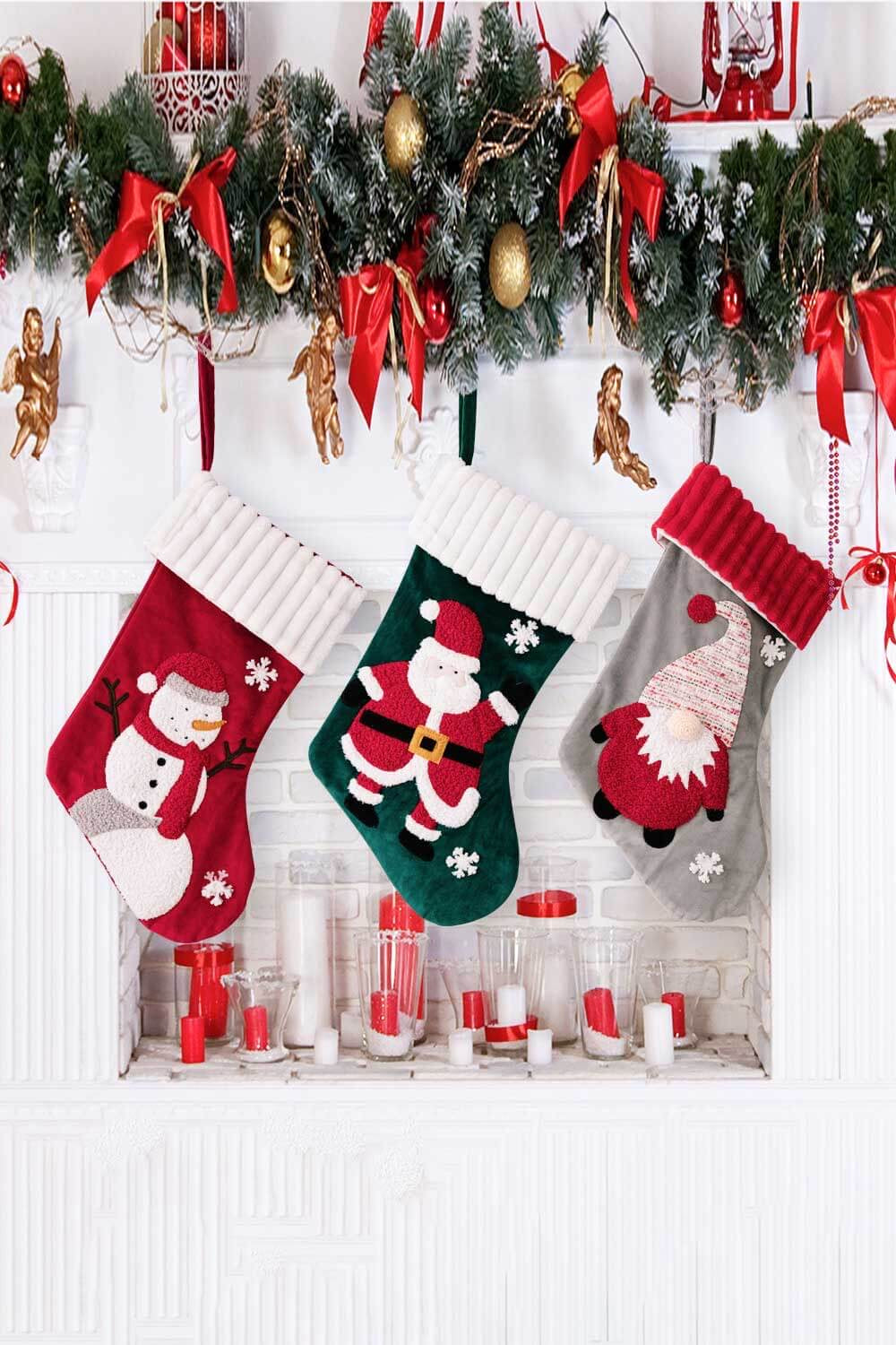 3 Pack Christmas Stockings