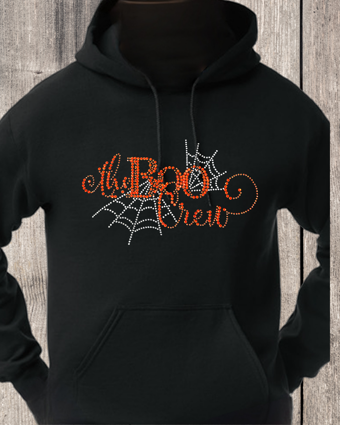 The Boo Crew Rhinestone Pullover Hoodie