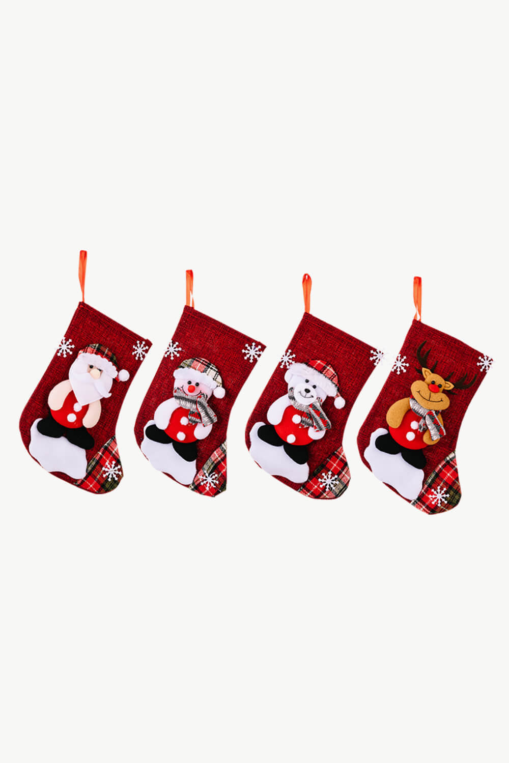 4 Pack Christmas Stockings