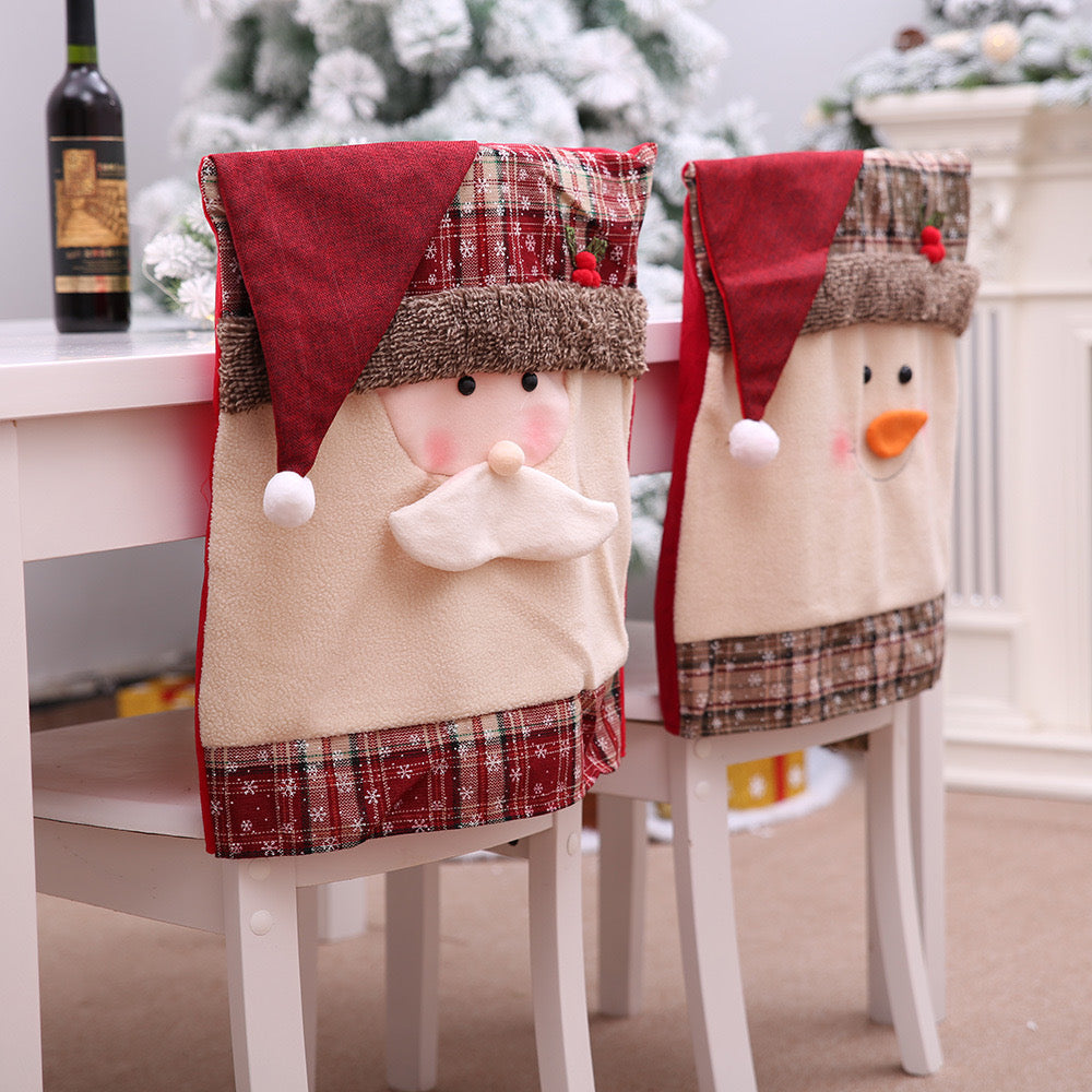 Christmas Pom Pom Chair Cover