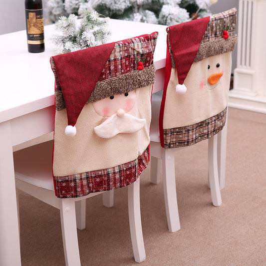 Christmas Pom Pom Chair Cover