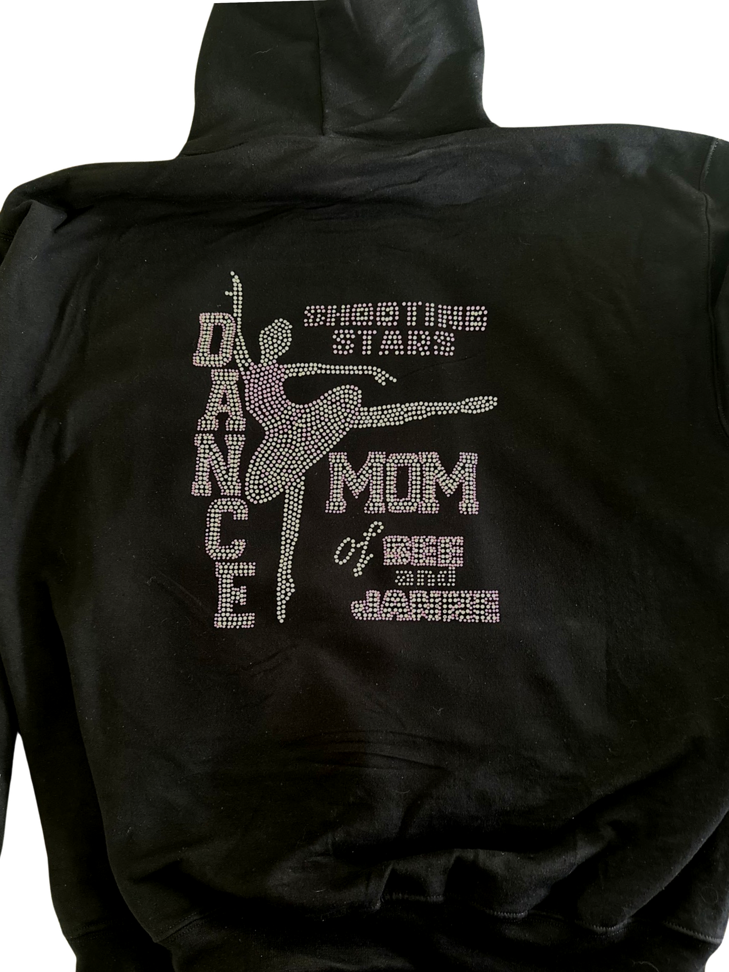 Dance Mom Of Rhinestone Zip-Up Hoodie