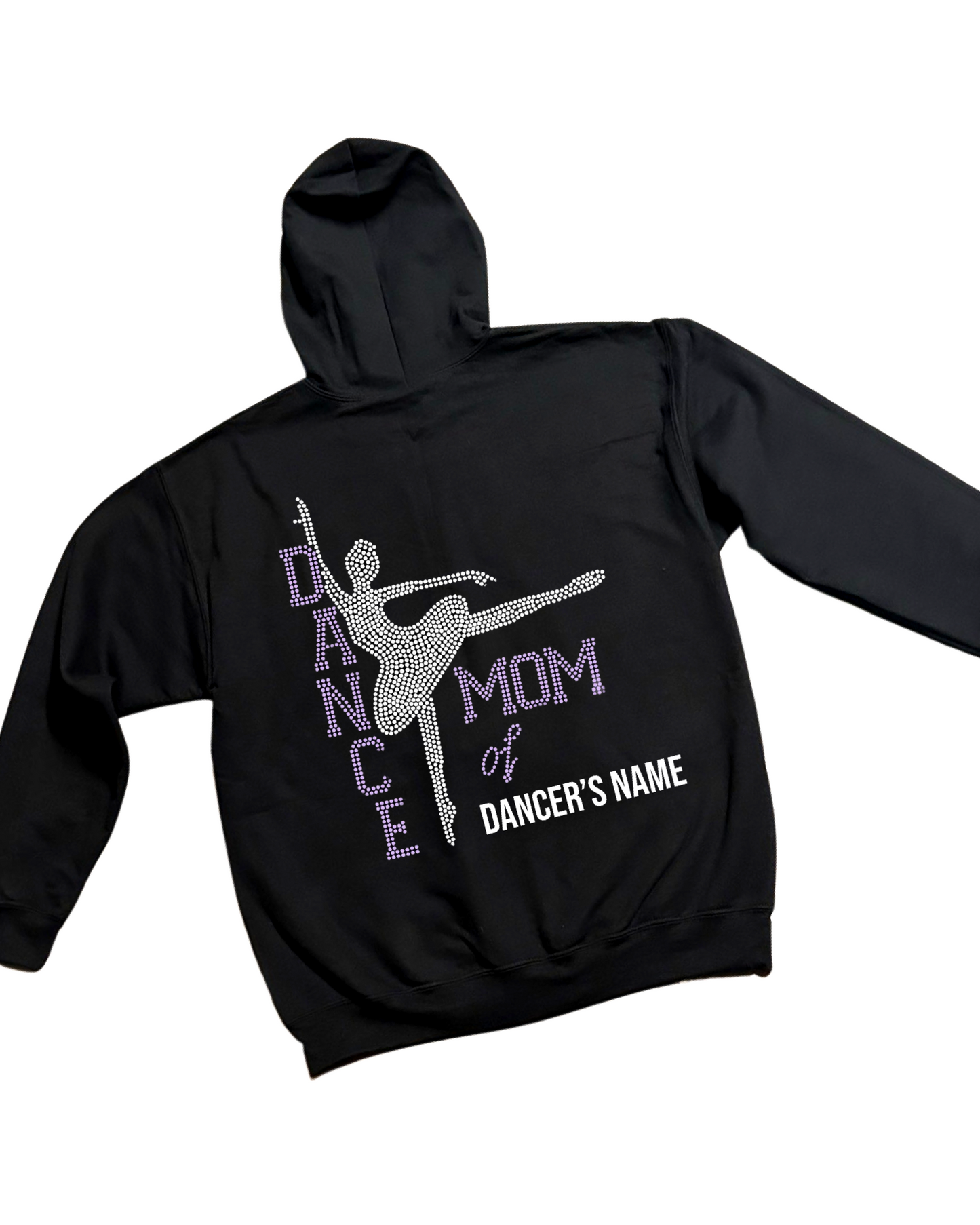 Dance Mom Of Rhinestone Zip-Up Hoodie